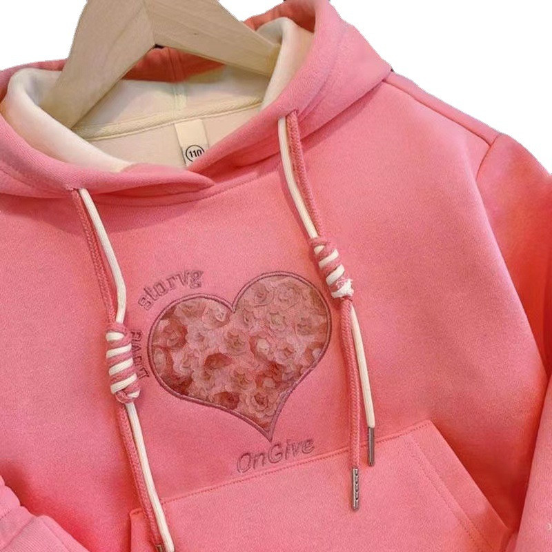 Talvine tüdrukute 2023. aasta kapuutsiga topp, uus pehme isolatsioon Little Girls beebidele mõeldud lääneliku multifilmi vabaaja spordi kaheosaline komplekt