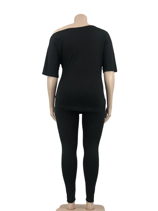 Suures suuruses spordidressi naiste toppide ja pükste komplekt puhkeriiete komplekt vabaaja rõivad 5xl kaheosalised komplektid hulgimüük hulgivedu