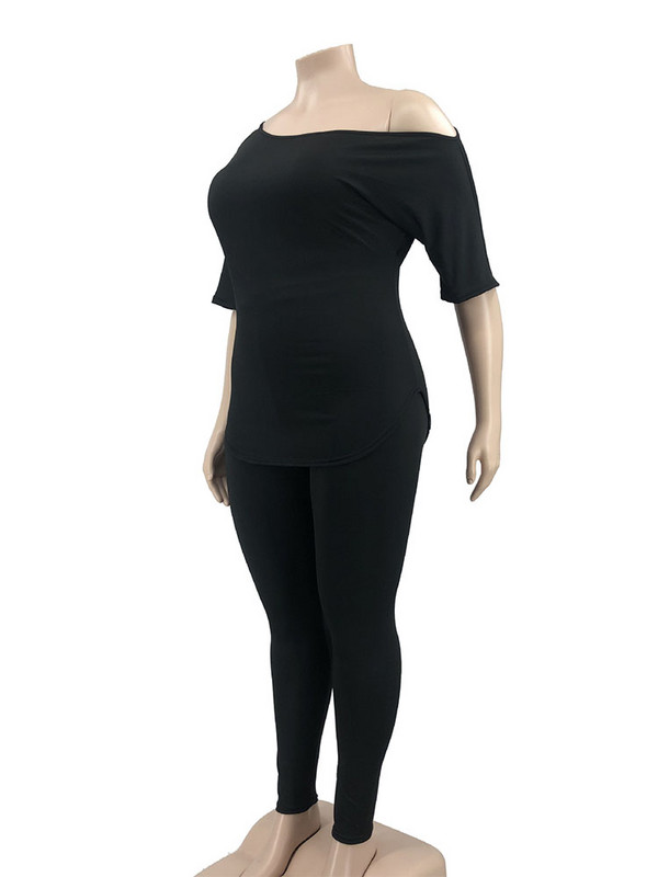 Suures suuruses spordidressi naiste toppide ja pükste komplekt puhkeriiete komplekt vabaaja rõivad 5xl kaheosalised komplektid hulgimüük hulgivedu