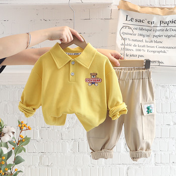 Παιδικά σετ ρουχισμού για μωρά αγόρια κορίτσια Φθινόπωρο Παιδικά καρτούν αρκουδάκι Μπλουζάκι παντελόνι Βρεφικά casual ρούχα Ρούχα Παιδικά αθλητικά