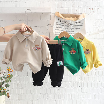 Παιδικά σετ ρουχισμού για μωρά αγόρια κορίτσια Φθινόπωρο Παιδικά καρτούν αρκουδάκι Μπλουζάκι παντελόνι Βρεφικά casual ρούχα Ρούχα Παιδικά αθλητικά