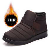 Cizme pentru bărbați Cizme militare de zăpadă pentru bărbați, cu platformă, pantofi de iarnă pentru bărbați, pantofi de drumeție, botine impermeabile pentru bărbați, pantofi de lucru, încălțăminte