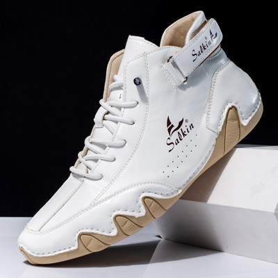 Brand Muške čizme Kožne muške gležnjače Radne čizme Sportske tenisice za slobodno vrijeme Ručno izrađene muške luksuzne čizme Kožne dizajnerske čizme