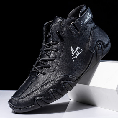 Brand Muške čizme Kožne muške gležnjače Radne čizme Sportske tenisice za slobodno vrijeme Ručno izrađene muške luksuzne čizme Kožne dizajnerske čizme