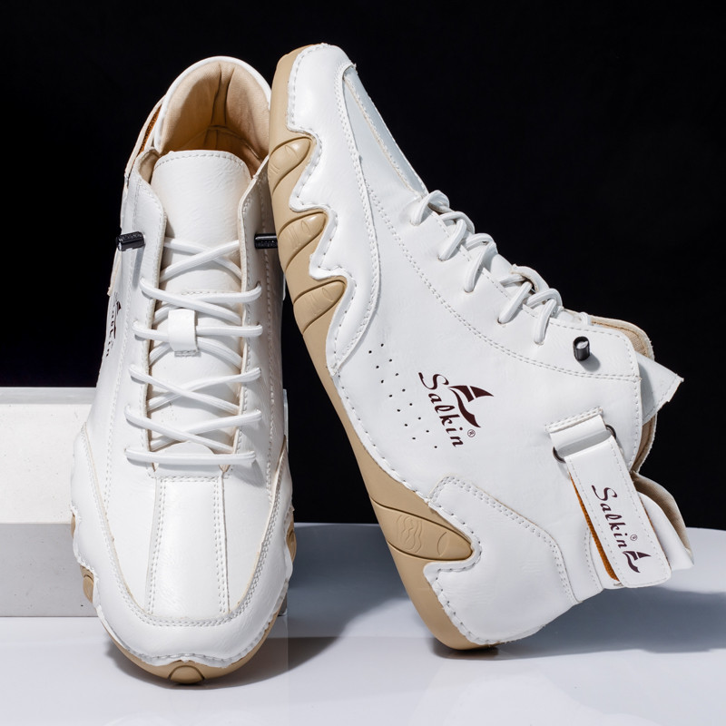 Επώνυμα ανδρικά μποτάκια δερμάτινα ανδρικά μποτάκια εργασίας Μπότες εργασίας για εξωτερικούς χώρους Casual πάνινα παπούτσια Χειροποίητες ανδρικές μπότες πολυτελείας Δερμάτινες μπότες σχεδιαστών