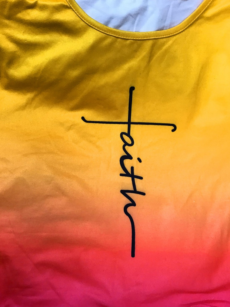 LW Plus Size γυναικεία στολή 2 τεμαχίων Gradient Letter print Σετ φούστα causal Μακρυμάνικα μπλουζάκια Bodycon Φούστα Σετ γυναικεία φόρμα