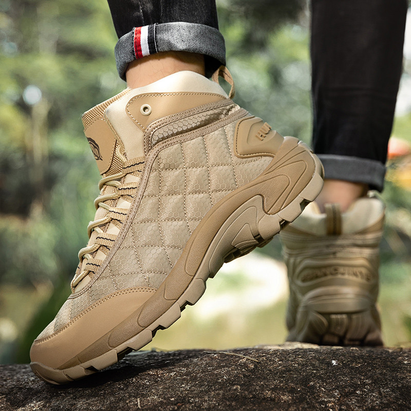 Bränd Meeste Saapad Taktikalised Sõjaväe Võitlussaapad Õues Matkasaapad Talvejalatsid Kummi Libisemiskindlad Meeste Kõrbesaapad Poolsaapad