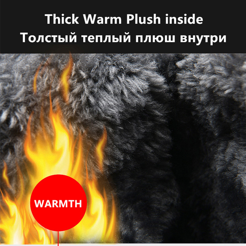 Cizme de iarnă pentru bărbați Cizme de zăpadă super calde pentru bărbați Cizme de drumeție de înaltă calitate din piele impermeabilă Cizme pentru bărbați cu vârf înalt Tenisi de exterior mărimea 47