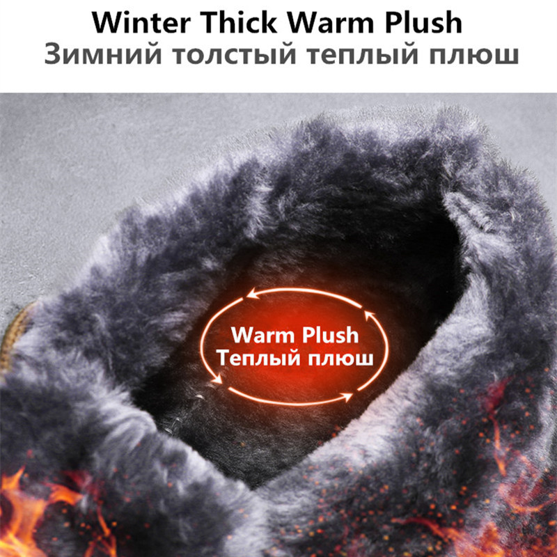 Cizme de iarnă clasice pentru bărbați, de pluș groase, calde, pentru bărbați, pentru zăpadă, impermeabile, în aer liber, romani, pentru bărbați, cizme de lucru pentru bărbați.