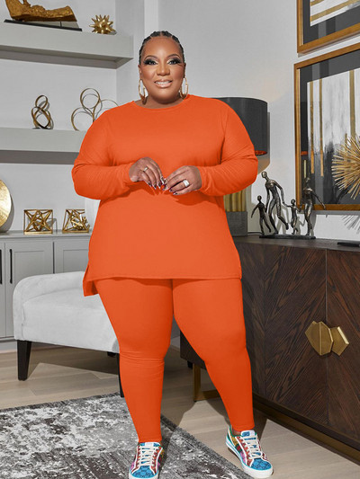 Wmstar Plus Size Kaheosalised rõivad Naiste libisemiskindlad ülaosaga retuusid Pükste komplektid Spordidressi Sobiv ülikond Hulgimüük Dropshipping