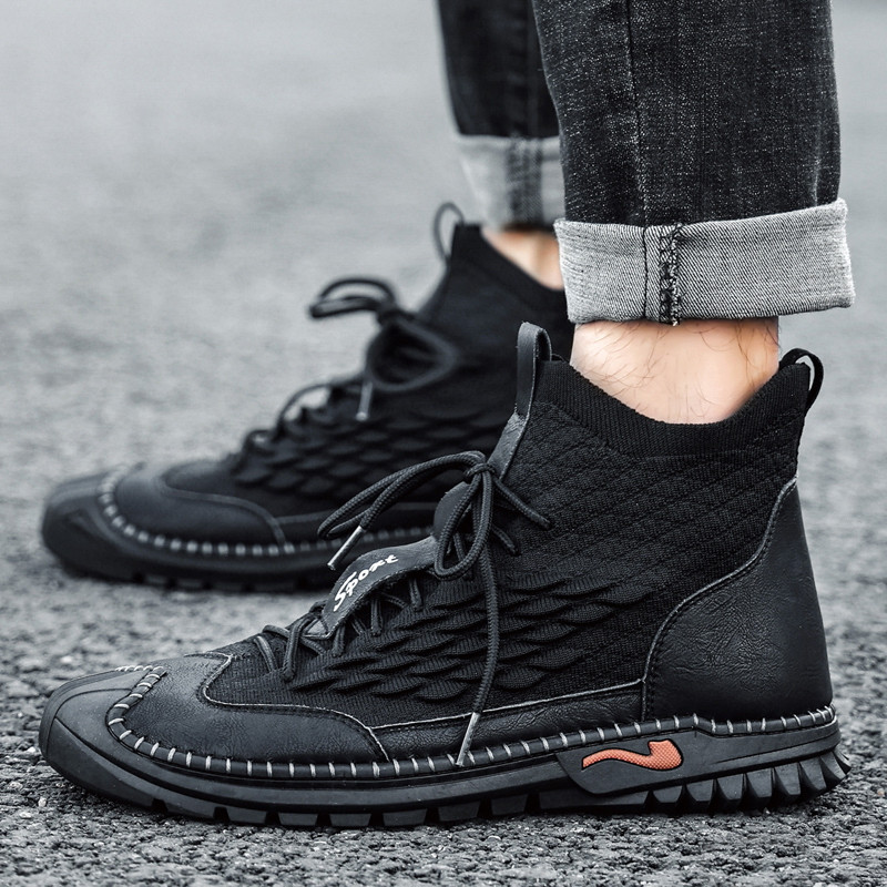 Καυτές εκπτώσεις Ανδρικές μπότες εξωτερικού χώρου Ανδρικά αθλητικά παπούτσια Street Ανδρικά αθλητικά παπούτσια που αναπνέουν Μποτάκια Walking Punk Fashion Ανδρικά παπούτσια πεζοπορίας υψηλής ποιότητας
