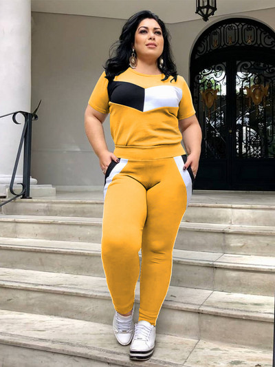 Trening Femei Set Două Piese Pantaloni și Top Ținute de vară Costume Casual Elegante pentru Femei Plus Size Dropshipping cu ridicata