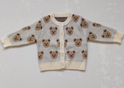 Laste kampsunid, sügistalvised poisid, tüdrukud, täisvarrukatega, kootud puuvillane kampsun, väikelaste laste ülerõivaste mantel