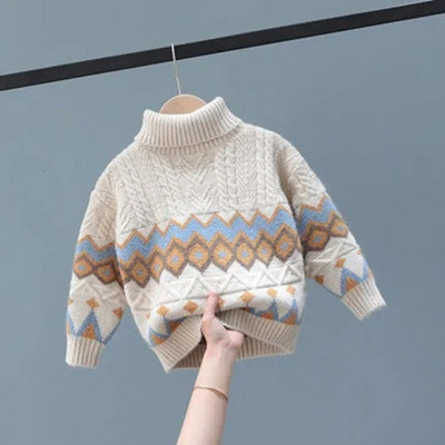 Poiste Beebi Turtleneck Sviiter Sügis- ja Talvine Jõulud Laste Kampsun Väikelapse Beebi Pullover Kampsun