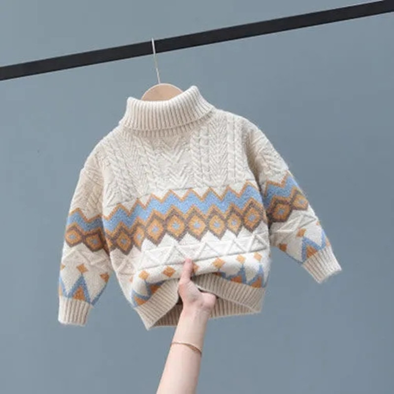 Poiste Beebi Turtleneck Sviiter Sügis- ja Talvine Jõulud Laste Kampsun Väikelapse Beebi Pullover Kampsun