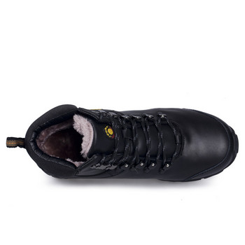 Νέες ανδρικές μπότες χιονιού 2021 Αδιάβροχα ανδρικά υποδήματα Χειμερινά μποτάκια Γούνα αναπνεύσιμα ανδρικά χειμερινά παπούτσια 3 χρώματα Ανδρικά αθλητικά παπούτσια