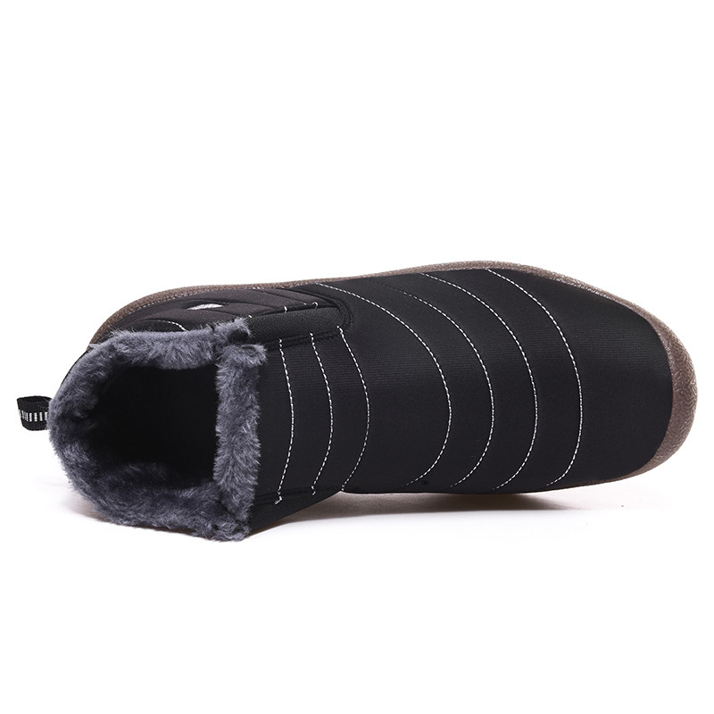 Χειμερινά μποτάκια ανδρικά slip on Snow BareFoot Casual παπούτσια Γυναικεία ζεστά γούνινα ανδρικά μποτάκια βαμβακερά παπούτσια εξωτερικού χώρου