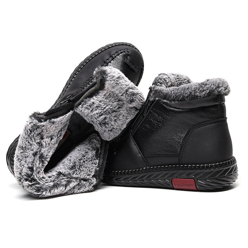Νέες χειμερινές γυναικείες μπότες Υψηλής ποιότητας Keep Warm Mid-Calf Snow Boots Γυναικείες μπότες με φερμουάρ Άνετες γυναικείες μπότες Chaussures Femme 43