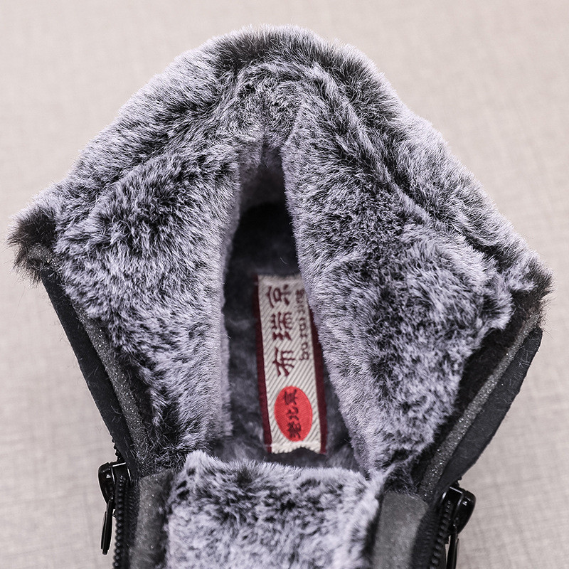 Νέες χειμερινές γυναικείες μπότες Υψηλής ποιότητας Keep Warm Mid-Calf Snow Boots Γυναικείες μπότες με φερμουάρ Άνετες γυναικείες μπότες Chaussures Femme 43