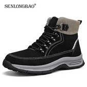 Μόδα Γνήσιο δέρμα Ανδρικές Μπότες Επωνυμία Φθινοπωρινά αθλητικά παπούτσια για εξωτερικούς χώρους αναπνέουσες μπότες πεζοπορίας χειμερινές ανδρικές μπότες εργασίας Παπούτσια εργασίας