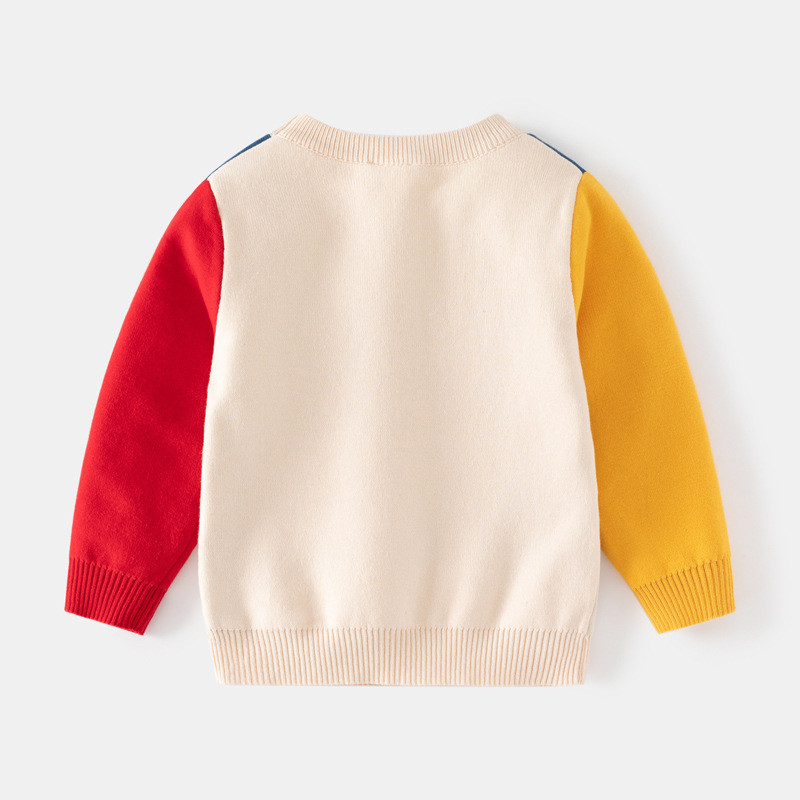 Πλεκτό πουλόβερ 2-8T Χειμώνας Παιδικό Αγόρι, Βρεφικά Ζεστά Ρούχα Μακρυμάνικο Πλεκτό Πουλόβερ Κορυφή Φαρδιά Βρεφικά Πλεκτά Χαριτωμένα ρούχα