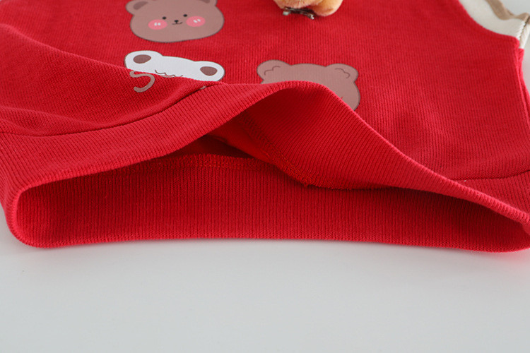 Kevadine uus beebi multikas karu pikkade varrukatega ülikond 0-4 aastastele laste reväärivest kolmeosaline lihtne vabaaja spordiriietus