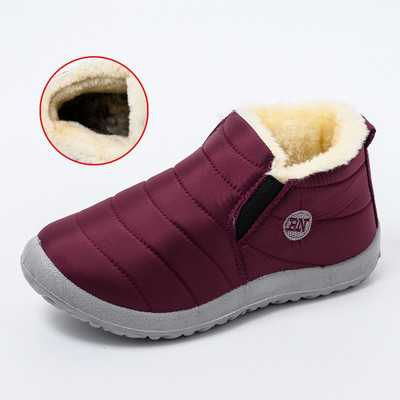 Női téli hócsizma Alkalmi női cipő Téli csizma női meleg plüss könnyű lábszárközépig érő csizma Platform Botas Mujer