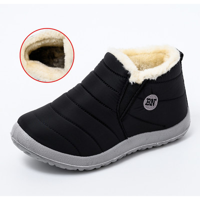 Női téli hócsizma Alkalmi női cipő Téli csizma női meleg plüss könnyű lábszárközépig érő csizma Platform Botas Mujer