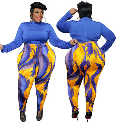 „Olivekwok“ didelio dydžio moteriškų kaklaraiščių dažų rinkinys, laisvalaikio dviejų dalių rinkiniai ilgomis rankovėmis užsegami marškinėliai ir pieštukinės kelnės, tinkantys gatvės drabužiams