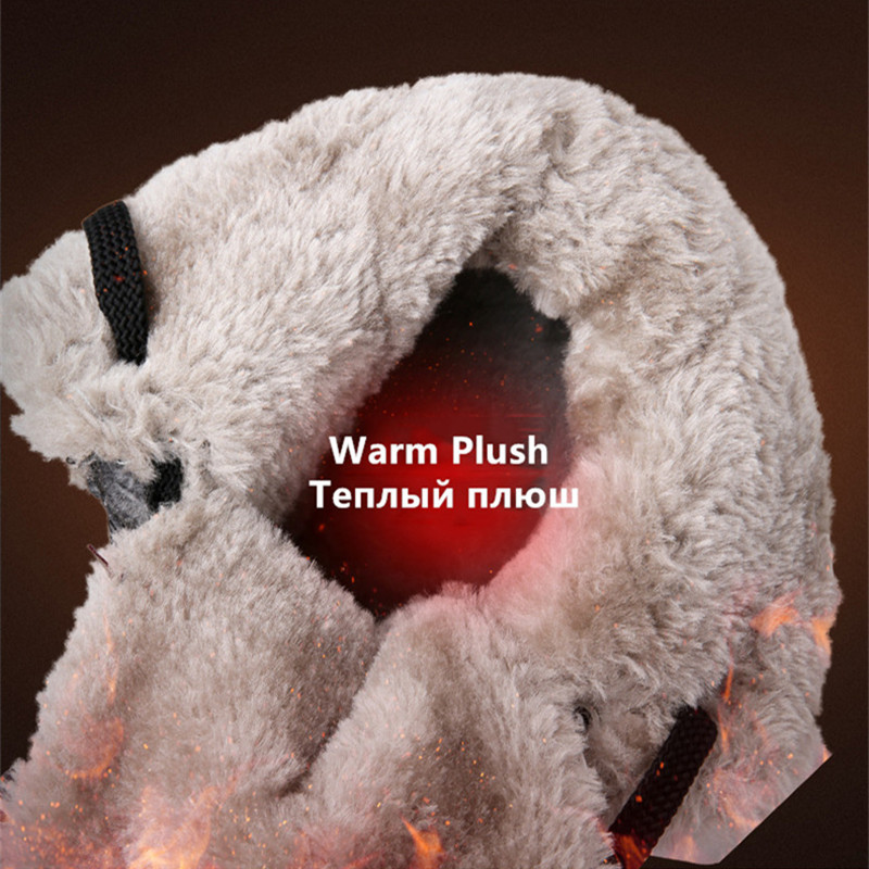 Ανδρικές μπότες χιονιού Αδιάβροχα αντιολισθητικά αθλητικά παπούτσια Χειμερινές ζεστές ανδρικές μπότες Υπαίθριες ανδρικές μπότες αστραγάλου Λαστιχένιες μπότες πεζοπορίας ανθεκτικές στη φθορά