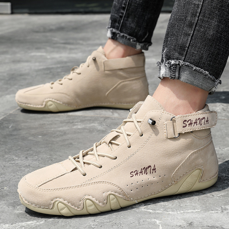 Μεγάλο μέγεθος 38-48 Ανδρικές Μπότες Φθινοπωρινές Breathable Ανδρικές Μπότες Αστραγάλου Μαλακές Άνετες Ανδρικές Μπότες εξωτερικού χώρου Μόδα Ανδρικά Casual Παπούτσια