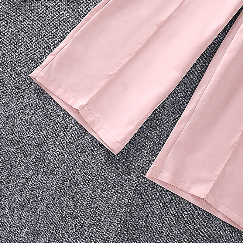 Tüdrukute komplektid 8-12 aastat, roosa trükitud pikkade varrukatega topp + roosad püksid tüdrukutele Korea stiilis ülikonnad vabaajarõivaste komplektid