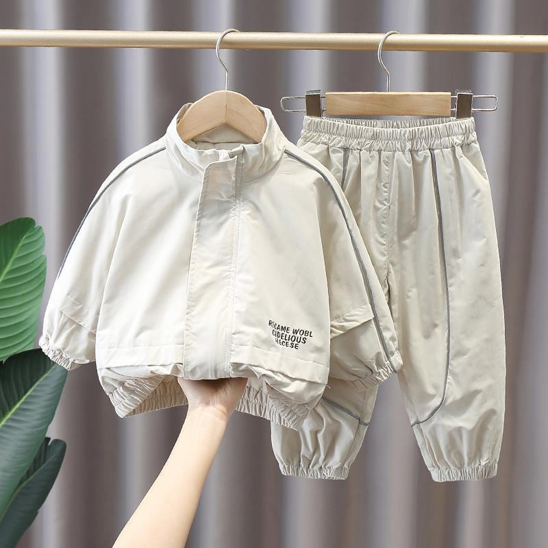 2-10 aastat vana moevärviga sobiv lasteülikond 2024 uus laste kirjatrükk suur tasku kaheosaline vaba vabaaja spor