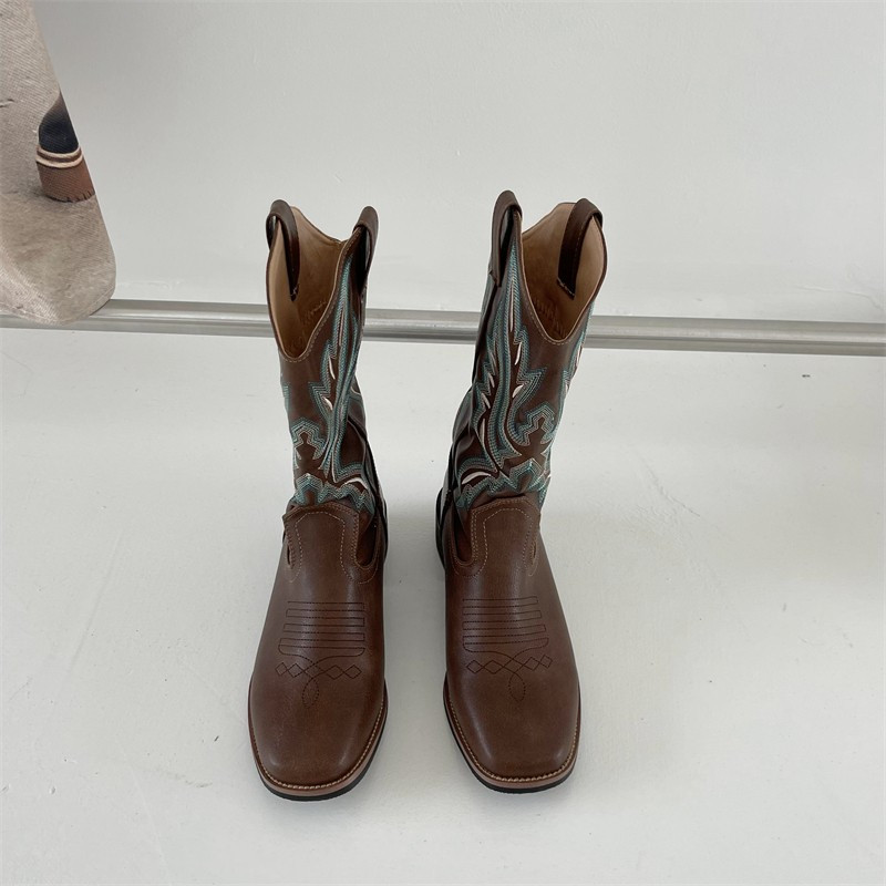 Каубойски къси ботуши за жени 2022 Cowgirl Fashion Western ботуши ...