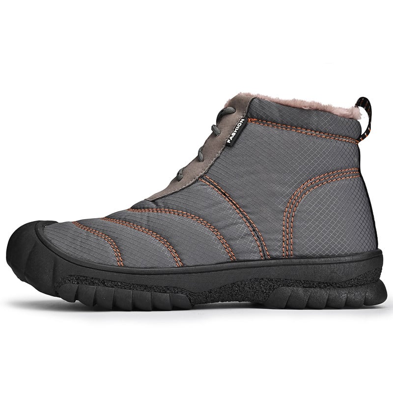 Melegen tartó téli férfi csizma szőrmével Vízálló hócsizma 38-46-os nagyméretű férfi kültéri tornacipő férfi bokacsizma