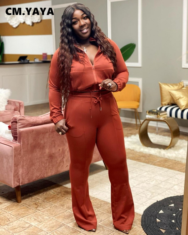 Lemon Gina naiste suures suuruses dressidressi tõmblukuga kärbitud topid + püksid, kaks 2-osalist komplekti Naiste vabaaja pükste komplekt Aktiivsed rõivad sügis