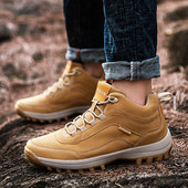 Cizme noi de exterior pentru bărbați, impermeabile, drumeții, camping, pantofi de munte, pentru bărbați, pantofi de iarnă, pantofi de iarnă, marimea mare 48, pantofi durabili.