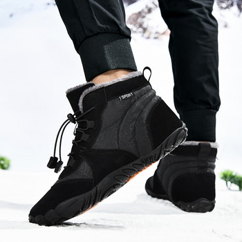 Ανδρικά αδιάβροχα ανδρικά μποτάκια χιονιού 2023 Λούτρινα ανδρικά αθλητικά παπούτσια εξωτερικού χώρου Ανδρικά παπούτσια στον αστράγαλο Ανδρικά μποτάκια χιονιού Μεγάλο μέγεθος 48
