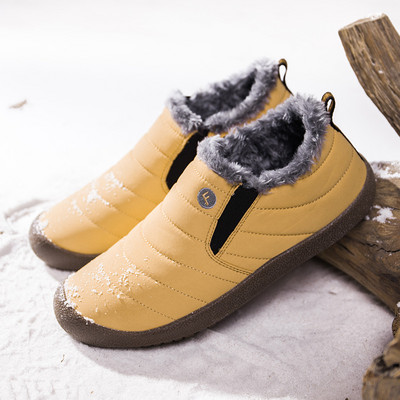 Χειμερινά μποτάκια 2023 Ανδρικά παπούτσια Snow Barefoot Casual παπούτσια Γυναικεία ζεστά γούνινα ανδρικά παπούτσια στον αστράγαλο Ανδρικά μποτάκια χιονιού μεγάλο μέγεθος