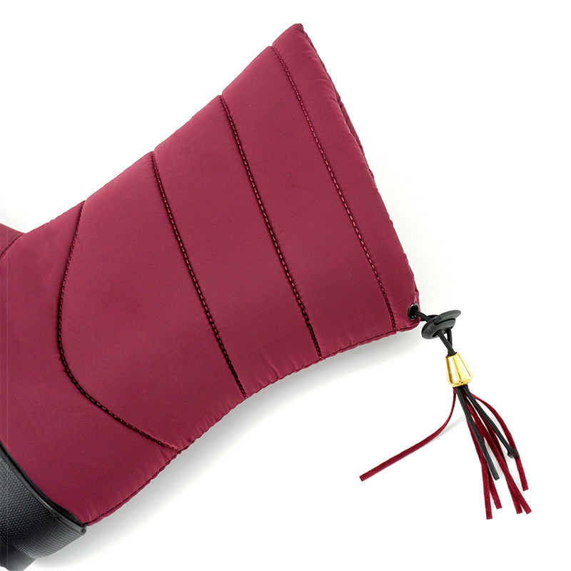 BEYARNEWarm Fur Winter Boots for Women 2019 Ζεστές αδιάβροχες χειμερινές μπότες Mid Calf Snow Boots Γυναικείες μπότες Γυναικεία παπούτσια Παπούτσια