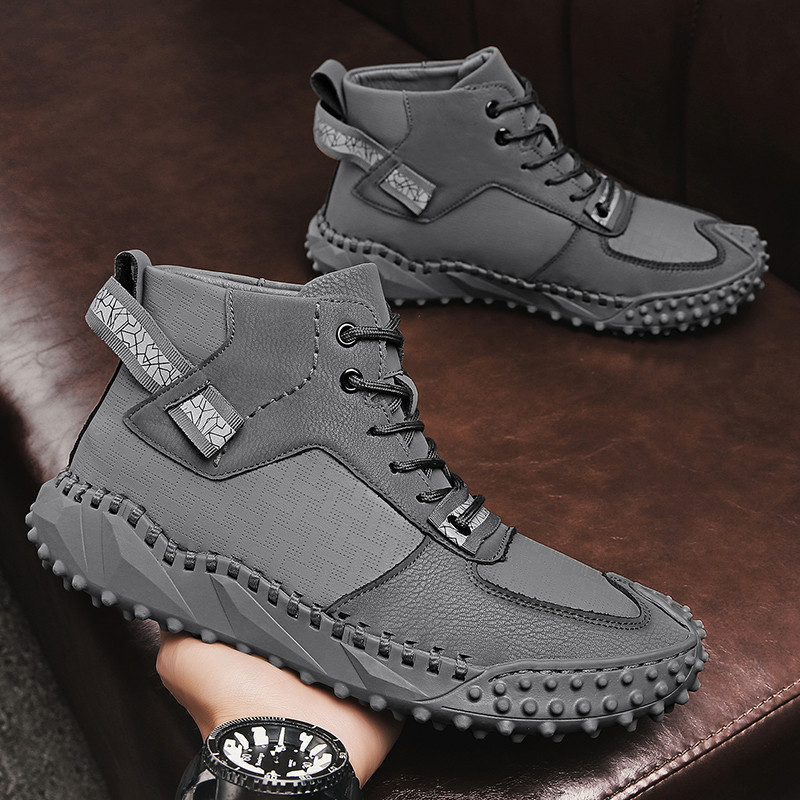 Ručno rađene kožne muške čizme 2023. Klasične gležnjače Klasične ravne cipele Vruće rasprodaje Mokasine Udobne meke motociklističke cipele za slobodno vrijeme