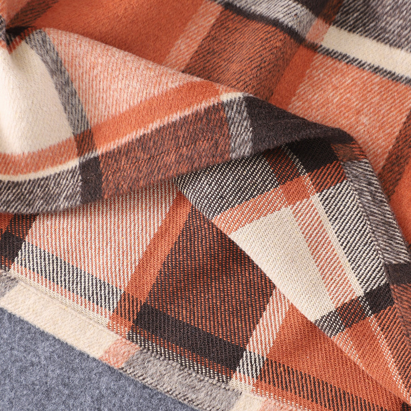 2023 Φθινόπωρο Χειμώνας Παιδικά ρούχα για κορίτσια Μακρυμάνικο βολάν μασίφ μπλουζάκι + καρό μισή φούστα casual fashion σετ 8 9 10 11 12 ετών