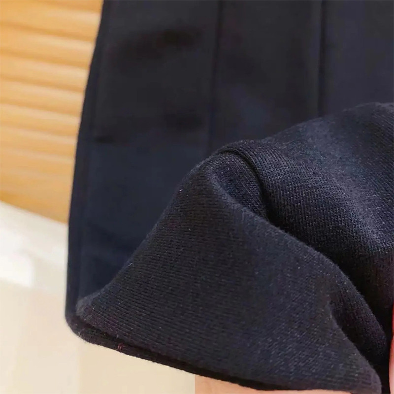 Haine în stil coreean Copii de sus și de jos Seturi de pantaloni din bumbac în carouri alb-negru Fete elementare Casual de la 2 la 7 ani