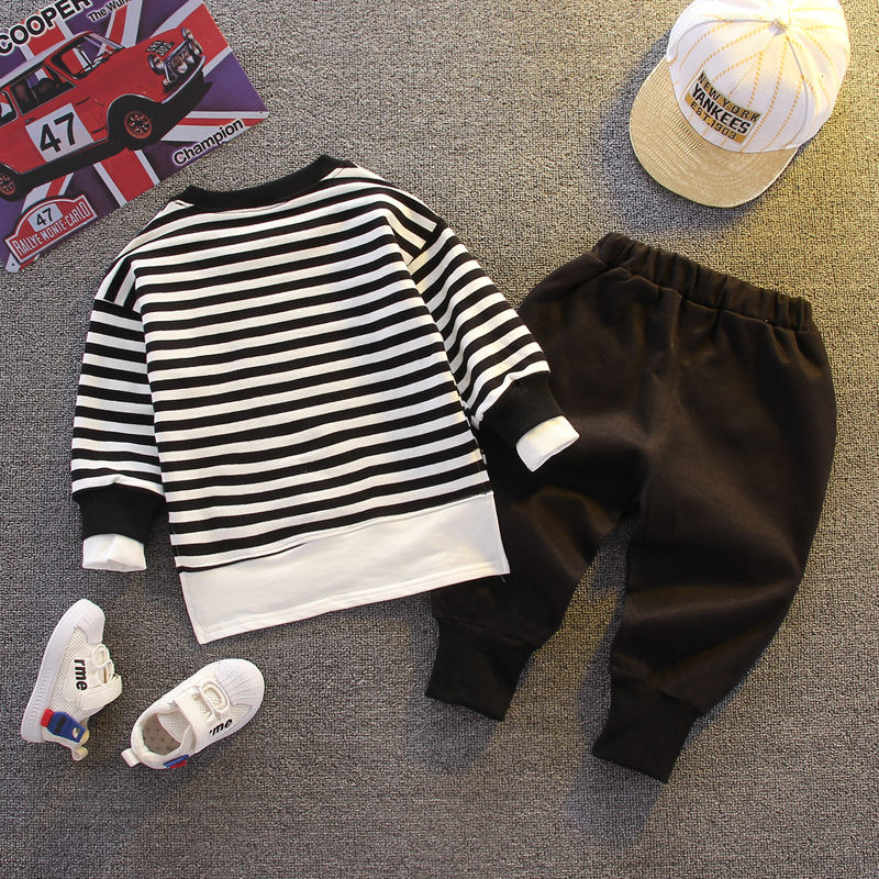 Νέο Φθινοπωρινό Βρεφικό Κοριτσάκι Αγόρια Βρεφικά ρούχα Casual Αθλητικά Μπλουζάκια Παντελόνι 2ΤΕΜ/Σετ Παιδικά Παιδικά Ενδύματα Κοστούμια Βαμβακερές φόρμες