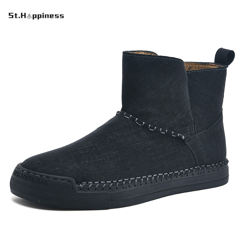 Brändi Winter Meeste Veekindlad Lumesaapad Soojad Palus Poolsaapad Meeste Välistossud Töösaapad Kvaliteetsed Suures Suuruses Meeste Saapad