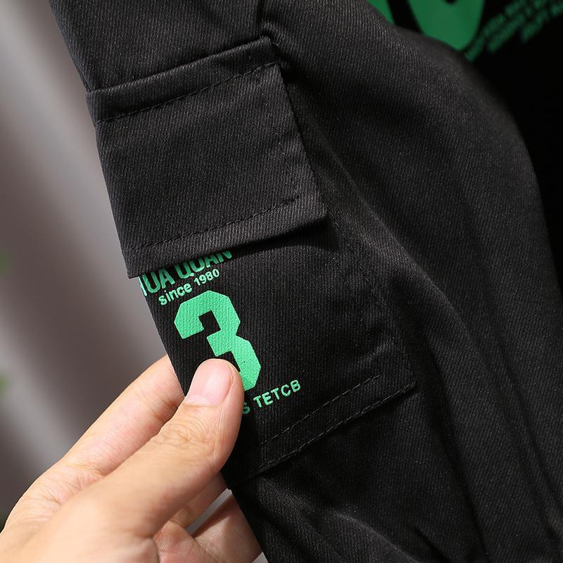 Baby Boys Μαύρη αθλητική φόρμα με κουκούλα + παντελόνι με κουκούλα Παιδική στολή τζόκινγκ με μισό φερμουάρ Παιδικά ρούχα εργασίας για την άνοιξη φθινόπωρο 1-11 ετών