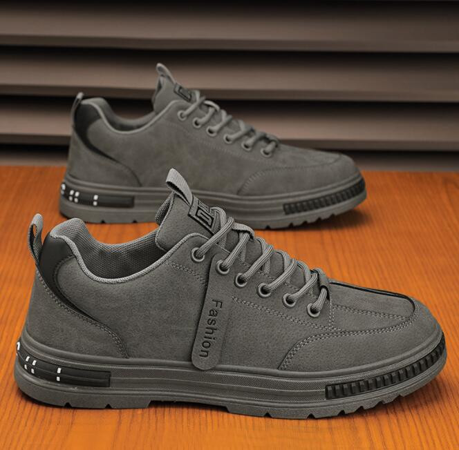 Noi Pantofi bărbați cu fermoar pantofi casual Pantofi de bord Pantofi pentru studenți retro British din piele Pantofi de modă pentru bărbați Adidași pentru bărbați