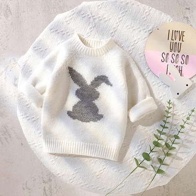 Ανοιξιάτικα πουλόβερ Baby Eatser Χαριτωμένα πλεκτά κουνελάκια Πλεκτά πουλόβερ για νεογέννητο αγόρι κορίτσι 1-3 ετών Βρεφικά μακρυμάνικα πουλόβερ Ρούχα για νήπια