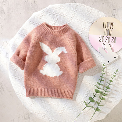 Ανοιξιάτικα πουλόβερ Baby Eatser Χαριτωμένα πλεκτά κουνελάκια Πλεκτά πουλόβερ για νεογέννητο αγόρι κορίτσι 1-3 ετών Βρεφικά μακρυμάνικα πουλόβερ Ρούχα για νήπια