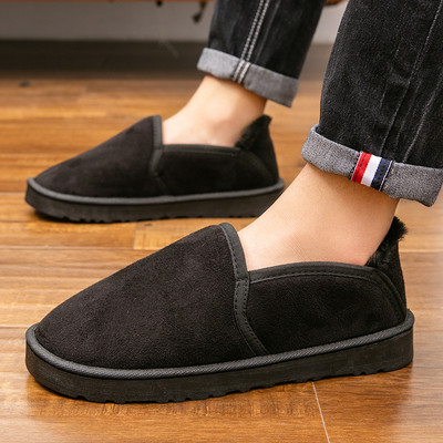 Iarnă Nou Papuci Bărbați În aer liber Femei Cizme de zăpadă În interior Pantofi sport Moda Pantofi ocazionali Blană Bumbac Lumină Caldă Cuplu 35-45